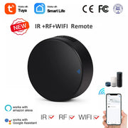 Essentialshouses Remote 315 433MHz WIFI Remote Control with Tuya APP Intelligent WIFI Universal Remote Control Support APP Controlling TV /Air Conditioner/Fan