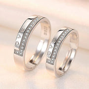 Essentialshouses RI23Y0302 Luxury AAA Zircon Couple Paired Ring