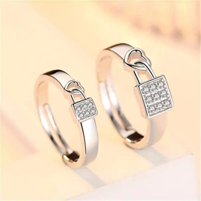 Essentialshouses RI23Y0311 Luxury AAA Zircon Couple Paired Ring