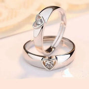 Essentialshouses RI23Y0312 Luxury AAA Zircon Couple Paired Ring