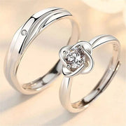 Essentialshouses RI23Y0314 Luxury AAA Zircon Couple Paired Ring