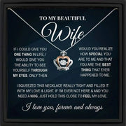 Essentialshouses ROSE GOLD COLOR Crown Zircon Necklace With Message Card