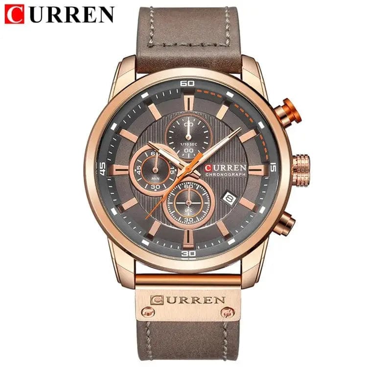 Essentialshouses rose gray Luxury Chronograph Quartz Watch