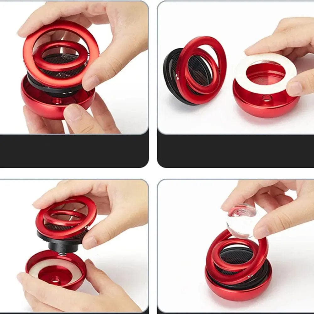 Essentialshouses Rotating Solar Car Air Freshener