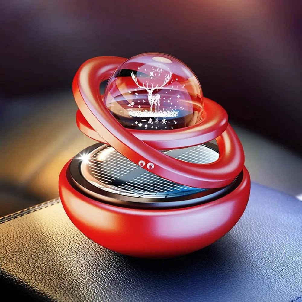 Essentialshouses Rotating Solar Car Air Freshener