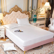 Essentialshouses Satin Rayon Fitted Sheet Mattress Cover