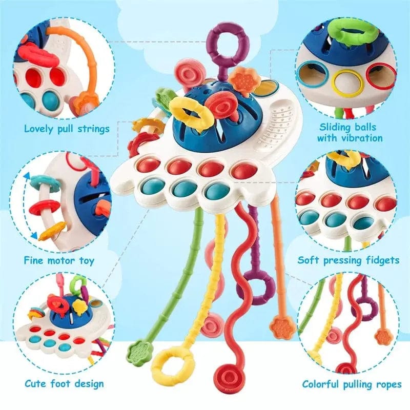 Silicone Teething Develop Activity Toy - Essentialshouses