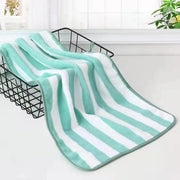 Essentialshouses 🛁 Simple Stripes Absorbent Quick-Drying Bath Towel Set – Softness Meets Efficiency