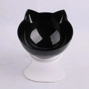 Essentialshouses Single Black Cat Non-Slip Double Food Bowl