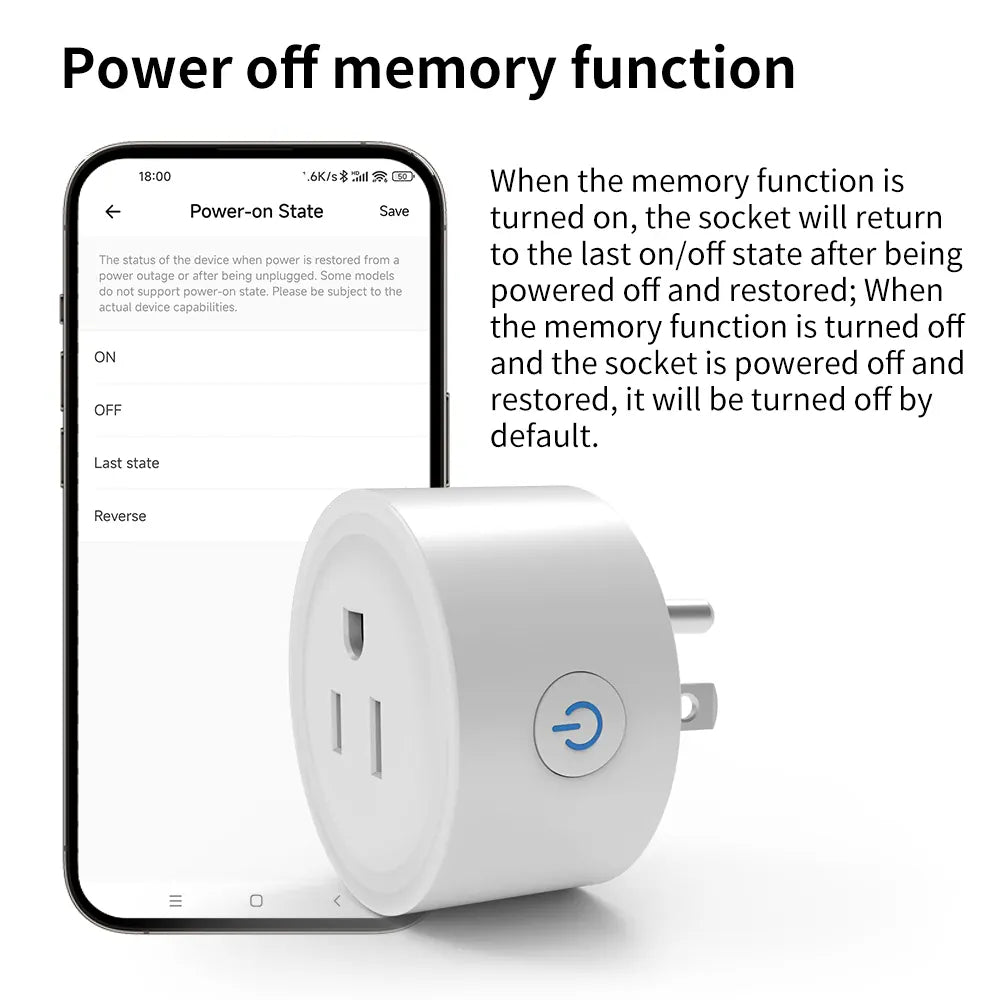 Essentialshouses SIXWGH Smart Socket Bluetoot US Plug , 2.4G Remote Control,Home Appliance eWelink App Control Timing socket