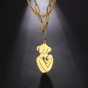 Skyrim Mom Baby Pendant Necklace - Essentialshouses