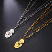 Skyrim Mom Baby Pendant Necklace - Essentialshouses