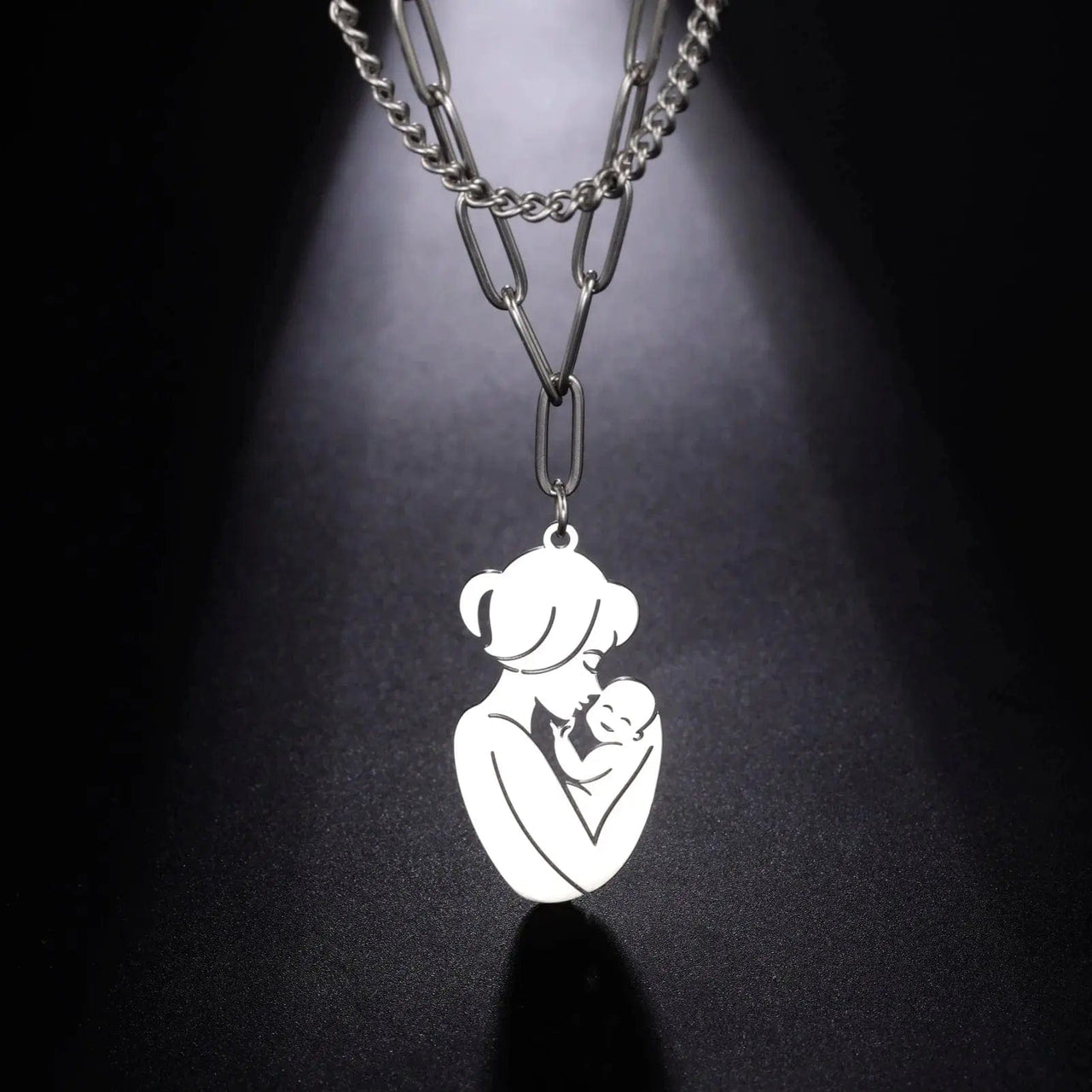 Skyrim Mom Baby Pendant Necklace - Essentialshouses