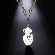 Skyrim Mom Baby Pendant Necklace - Essentialshouses
