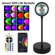 Essentialshouses Smart APP and Remote Smart Sunset Projector Night Light