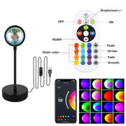 Essentialshouses Smart Sunset Projector Night Light