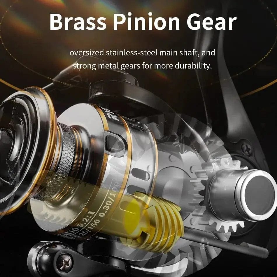 Essentialshouses Smooth Metal Frame Fishing Reel