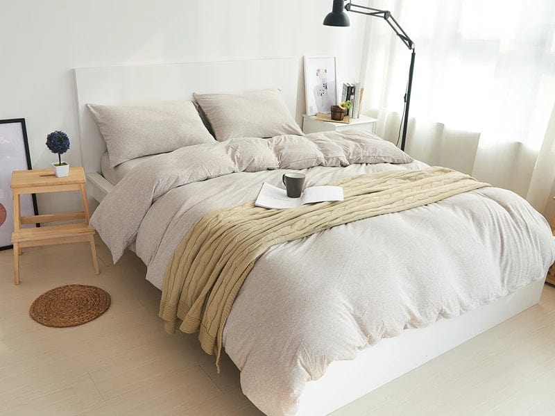 Essentialshouses Soft jersey knit bedding set