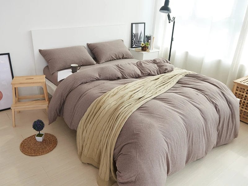 Essentialshouses Soft jersey knit bedding set