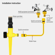 Essentialshouses Sprinkle Garden Automatic Rotation Sprinkler