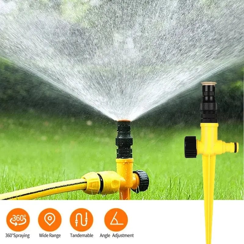Essentialshouses Sprinkle Garden Automatic Rotation Sprinkler