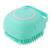Essentialshouses Square Blue / As the pictures Dog Bath Massage Soft Brush