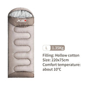 Essentialshouses Standard1.35KGLBL Camping Warm Sleeping Bag