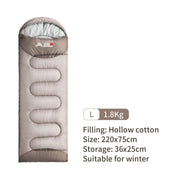 Essentialshouses Standard1.8KGLBL Camping Warm Sleeping Bag