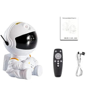 Essentialshouses Stars White / USB Plug 🌌Galaxy Star Projector LED Night Light – Astronaut Lamp