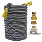 Essentialshouses Stripe hose / 50ft Double Metal Connector Pvc Reel Pipe