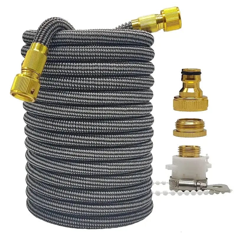 Essentialshouses Stripe hose / 50ft Double Metal Connector Pvc Reel Pipe