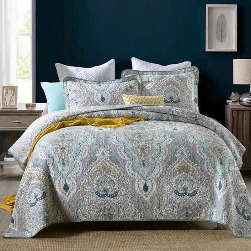 Essentialshouses Style 12 / 230x250cm 1pcs Quilt Rural Retro Bedding Set