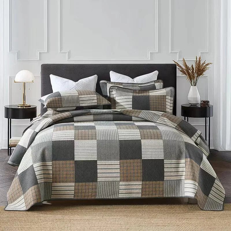 Essentialshouses Style 14 / 230x250cm 1pcs Quilt Rural Retro Bedding Set