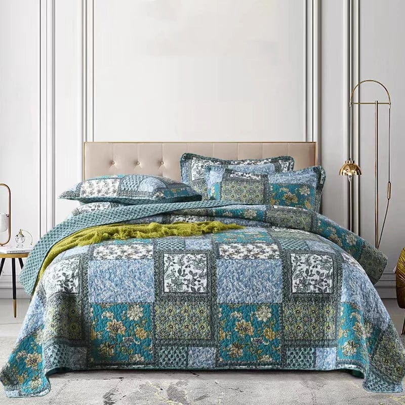 Essentialshouses Style 3 / 230x250cm 1pcs Quilt Rural Retro Bedding Set