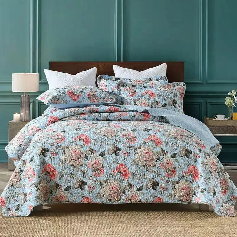 Essentialshouses Style 7 / 230x250cm 1pcs Quilt Rural Retro Bedding Set