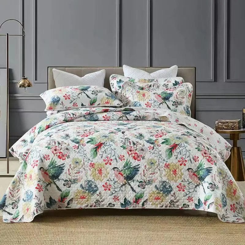 Essentialshouses Style 8 / 230x250cm 1pcs Quilt Rural Retro Bedding Set