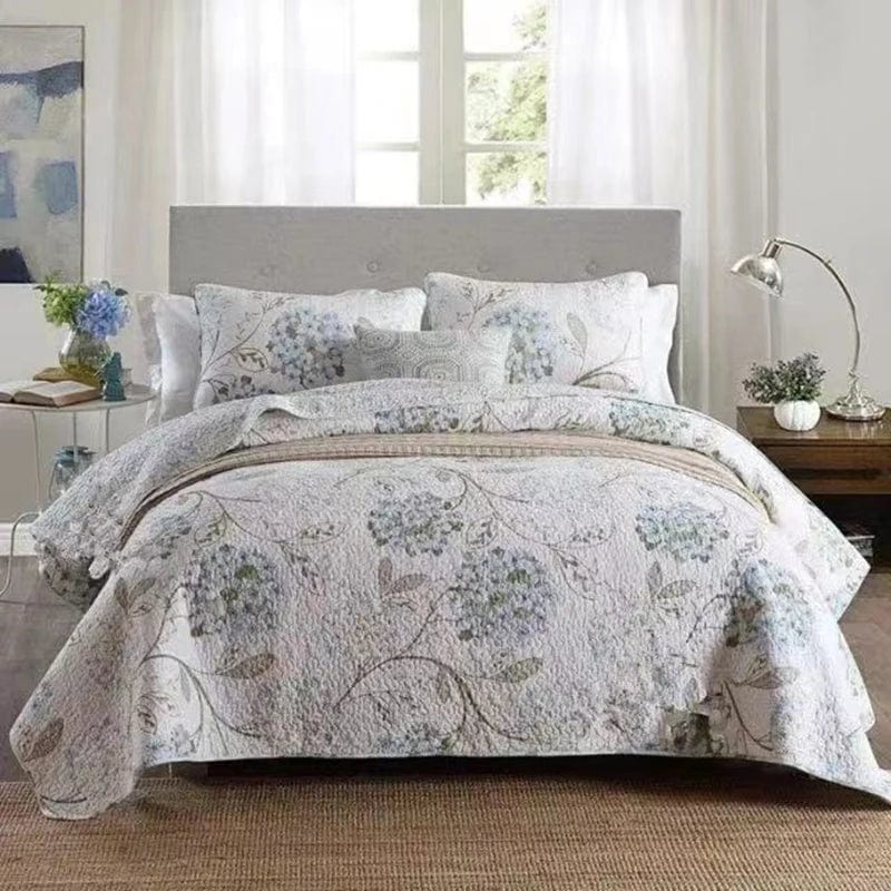 Essentialshouses Style 9 / 230x250cm 1pcs Quilt Rural Retro Bedding Set