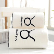 Essentialshouses Style F 🛁 Constellation Coral Fleece Bath Towel Set – Softness Meets Celestial Elegance