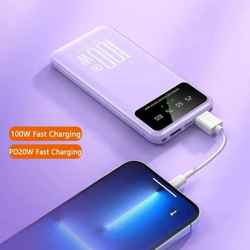 Super Fast Charging 100000mAh Power Bank - Essentialshouses