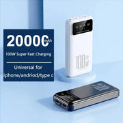 Super Fast Charging 100000mAh Power Bank - Essentialshouses
