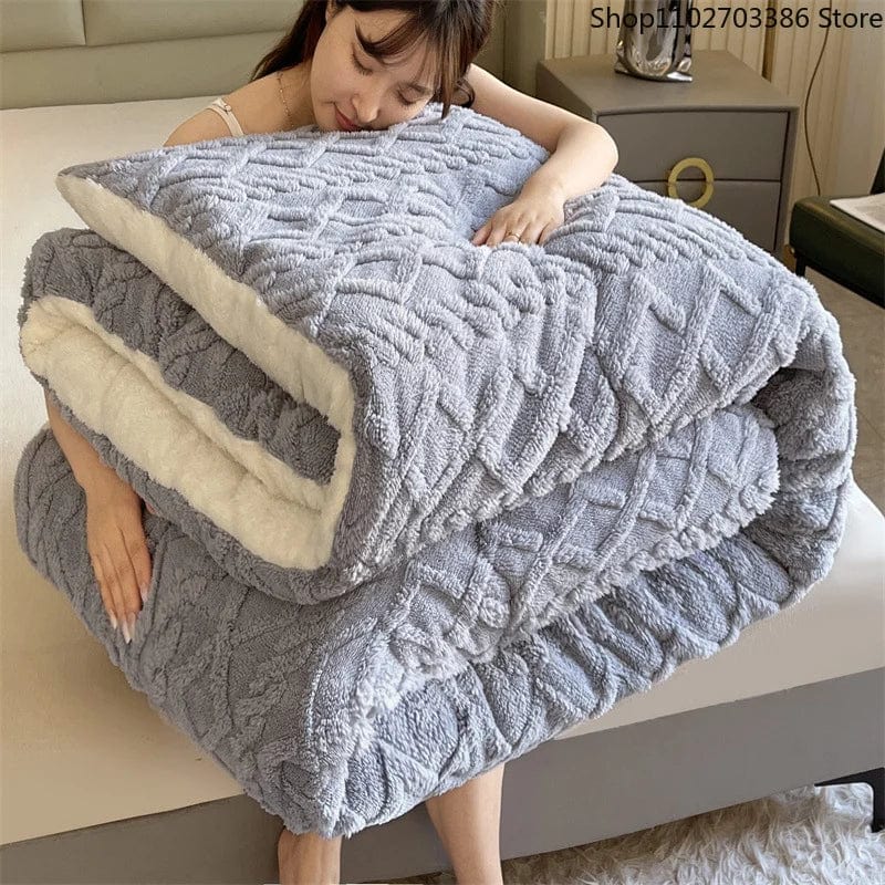 Essentialshouses Super Thick Winter Warm Blanket