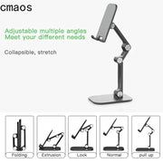Three Sections Foldable Desk Phone Holder - Essentialshouses