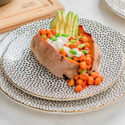 Blue Dot 12 Piece Dinnerware Set - Essentialshouses