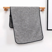 Essentialshouses Towels 35X75CM 2 🛁 Bamboo Charcoal Fiber Bath Towel & Dry Hair Cap Set – Luxurious Comfort & Hygiene