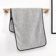 Essentialshouses Towels 35X75CM 🛁 Bamboo Charcoal Fiber Bath Towel & Dry Hair Cap Set – Luxurious Comfort & Hygiene