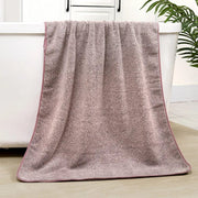 Essentialshouses Towels 70X140CM 3 🛁 Bamboo Charcoal Fiber Bath Towel & Dry Hair Cap Set – Luxurious Comfort & Hygiene