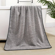 Essentialshouses Towels 🛁 Bamboo Charcoal Fiber Bath Towel & Dry Hair Cap Set – Luxurious Comfort & Hygiene