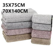 Essentialshouses Towels 🛁 Bamboo Charcoal Fiber Bath Towel & Dry Hair Cap Set – Luxurious Comfort & Hygiene