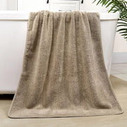 Essentialshouses Towels 🛁 Bamboo Charcoal Fiber Bath Towel & Dry Hair Cap Set – Luxurious Comfort & Hygiene