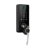 Essentialshouses TTLock APP Smart Fingerprint Password Card US Deadbolt Automatic Latch Motor Lock